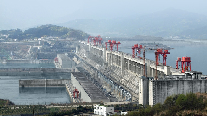 Barragem da Usina das Três Gargantas no rio Yangtze, na China.