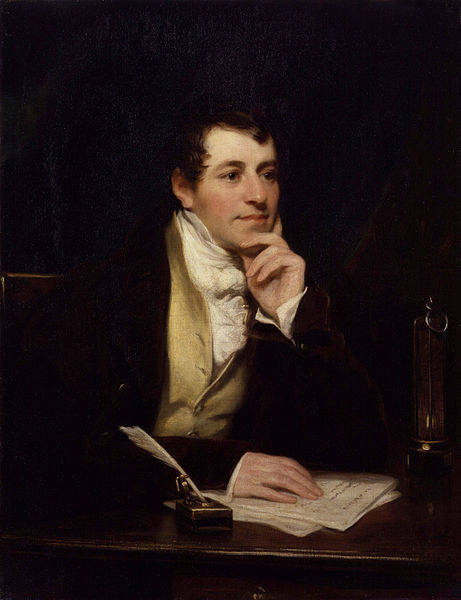Humphry Davy (1778 -1829), um dos nomes ligados à história da eletroquímica.