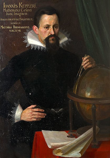 Retrato do cientista Johannes Keppler, importante nome na ciência no renascimento.
