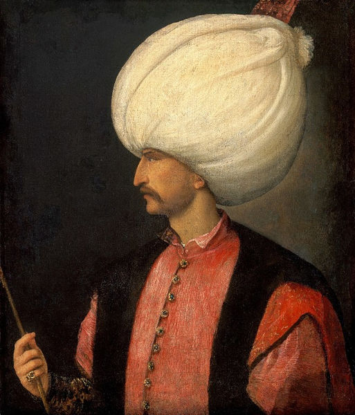 Sultão Solimão, o Magnífico, que governou o Império Otomano no século XVI.