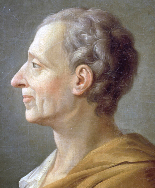 Pintura de Charles Montesquieu, um dos pensadores do Estado Moderno.