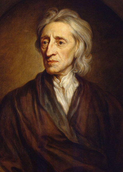 Pintura de John Locke, um dos pensadores do Estado Moderno.