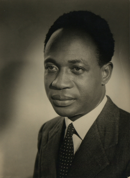 Fotografia de Kwame Nkrumah, uma das personalidades negras que marcaram a história.