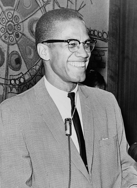Fotografia de Malcolm X, uma das personalidades negras que marcaram a história.