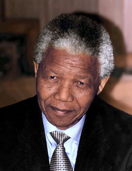 Fotografia de Nelson Mandela, uma das personalidades negras que marcaram a história.