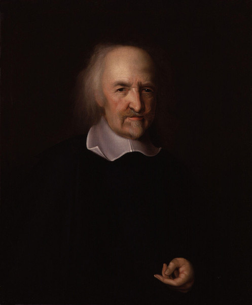 Pintura de Thomas Hobbes, um dos pensadores do Estado Moderno.