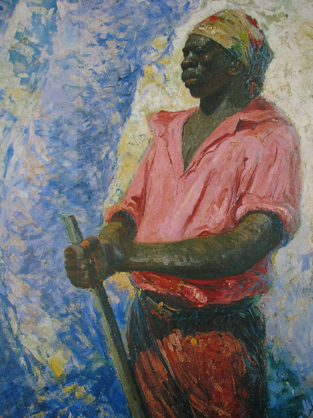 Pintura de Zumbi dos Palmares, uma das personalidades negras que marcaram a história.