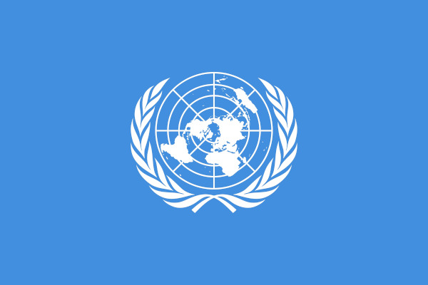 Bandeira da ONU.