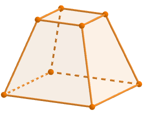 Hexaedro, exemplo de poliedro de Platão.