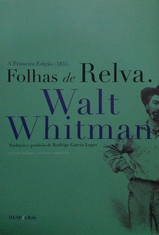 Capa do livro “Folhas de relva”, de Walt Whitman, publicado pela editora Iluminuras. 