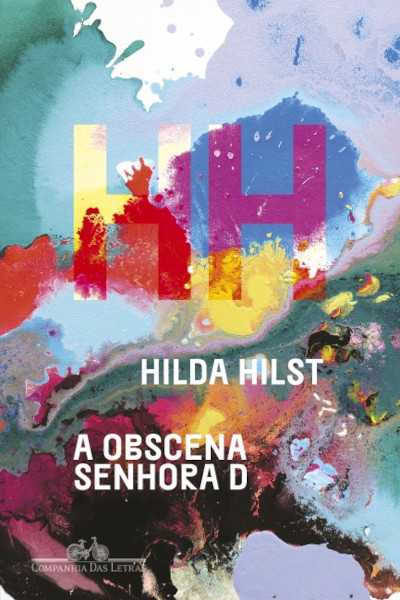 Capa do livro A obscena senhora D, de Hilda Hilst,