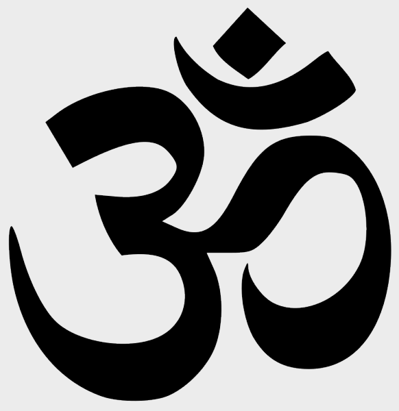 Om, símbolo do hinduísmo.