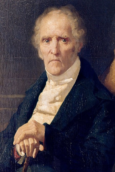 Retrato pintado de Charles Fourier, um dos representantes do socialismo utópico.