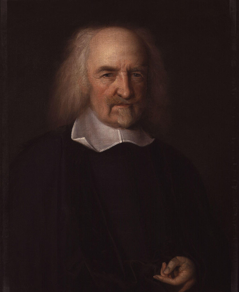 Thomas Hobbes, um dos fundadores da ciência política moderna.
