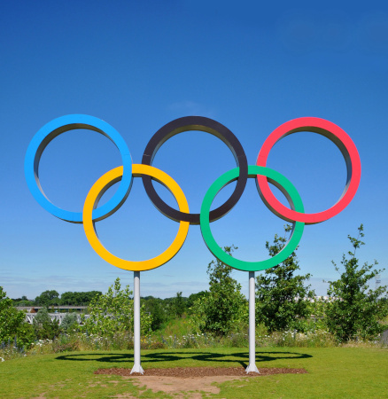 Anéis das Olimpíadas (Jogos Olímpicos).