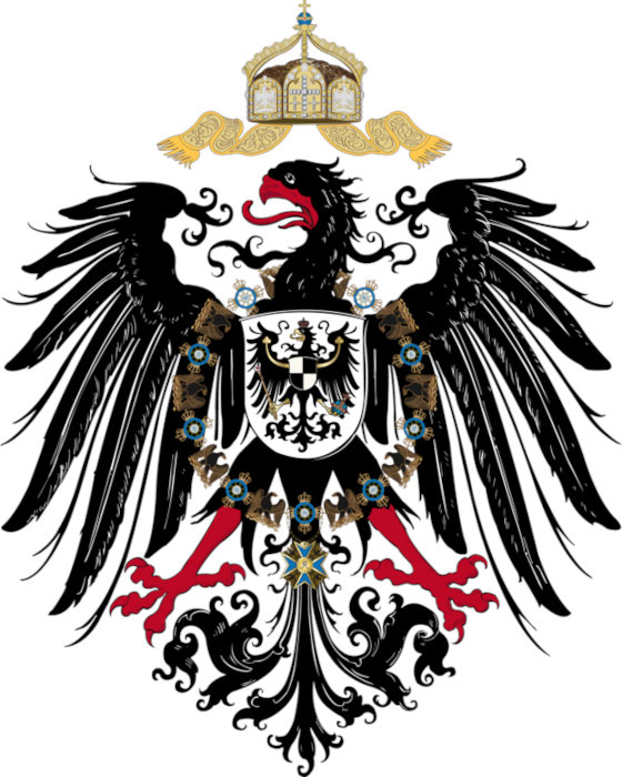 Brasão da Alemanha adotado após a Unificação Alemã.