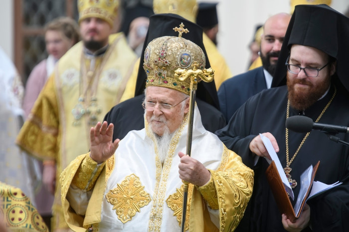 Patriarca ecumênico Bartolomeu, líder do cristianismo ortodoxo.