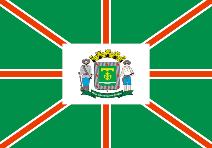 Bandeira da cidade de Goiânia, parte importante da história da cidade.