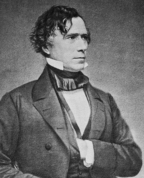 Retrato de Franklin Pierce, um dos presidentes dos Estados Unidos.