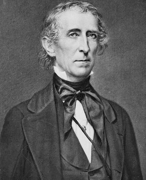 Retrato de John Tyler, um dos presidentes dos Estados Unidos.