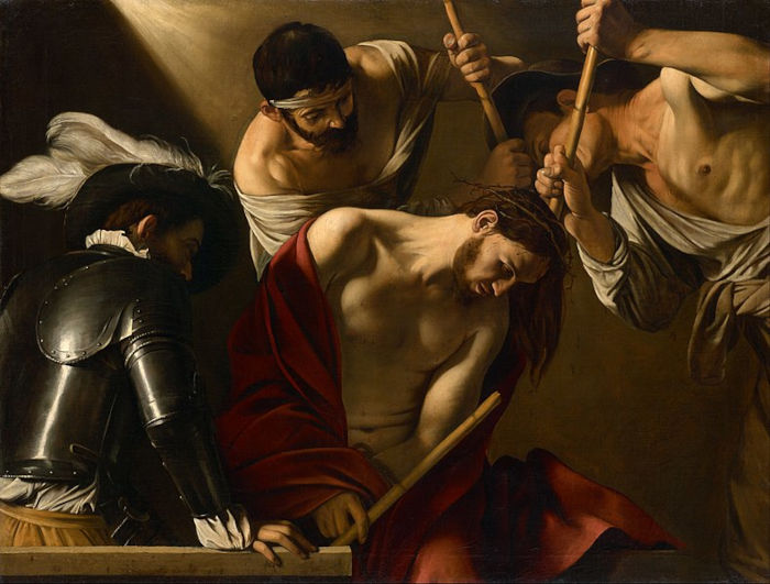 “Coroação de Cristo com espinhos”, de Caravaggio, em questão sobre o Impressionismo.