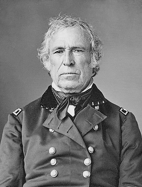 Retrato de Zachary Taylor, um dos presidentes dos Estados Unidos.