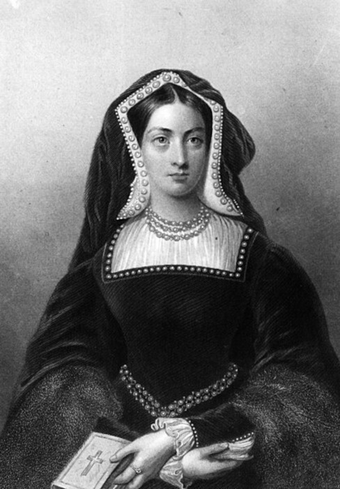 Representação novecentista de Catarina de Aragão, primeira esposa de Henrique VIII.