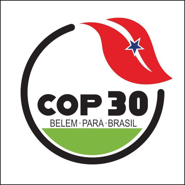 Logo da COP 30, uma das edições da COP – Conferência das Partes.