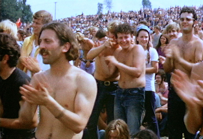 Festival de Woodstock, um marco da contracultura e dos anos 70.[1]