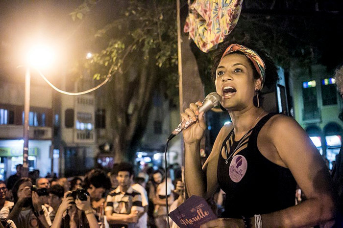 Marielle Franco, vereadora e vítima da milícia.