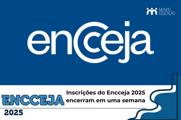 Inscrições Encceja 2025 Logo do Encceja. Texto: título da notícia