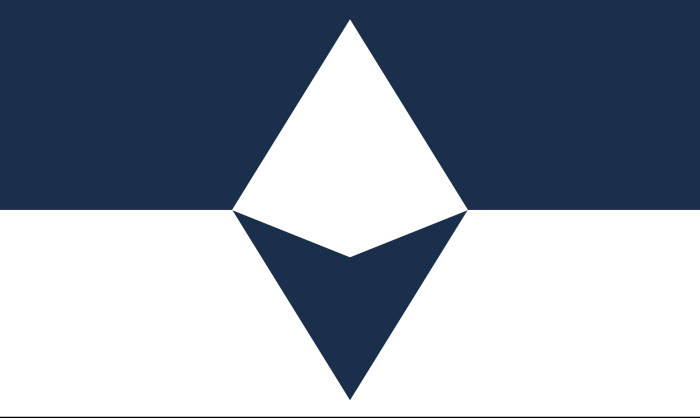 Bandeira do Sul Verdadeiro, uma das bandeiras da Antártida.