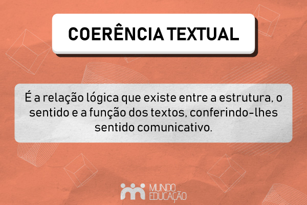 Conceito de coerência textual. Conceito de coerência textual.