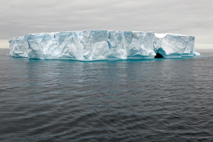 Exemplo de iceberg tabular.