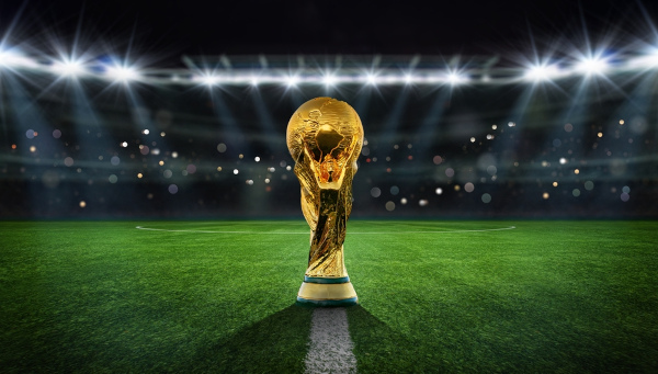 Taça da Copa do Mundo, competição realizada pela Fifa.
