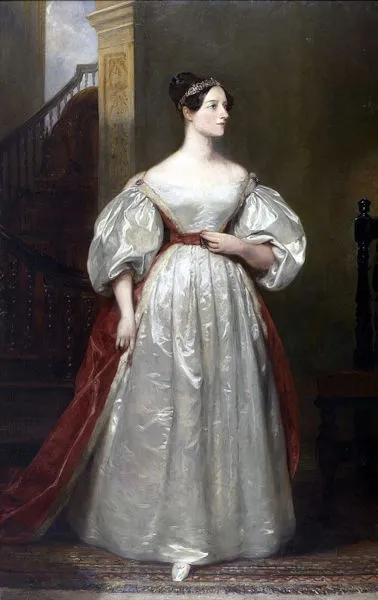 Obra de 1836 representando Ada Lovelace.