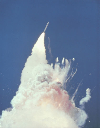 Acidente com o ônibus espacial Challenger, em 1986