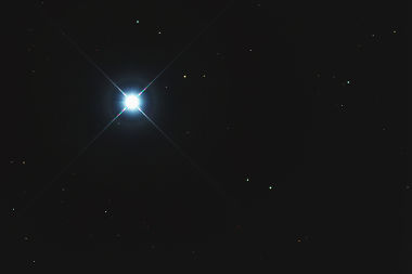 Estrela Sirius – 8,58 anos-luz da Terra