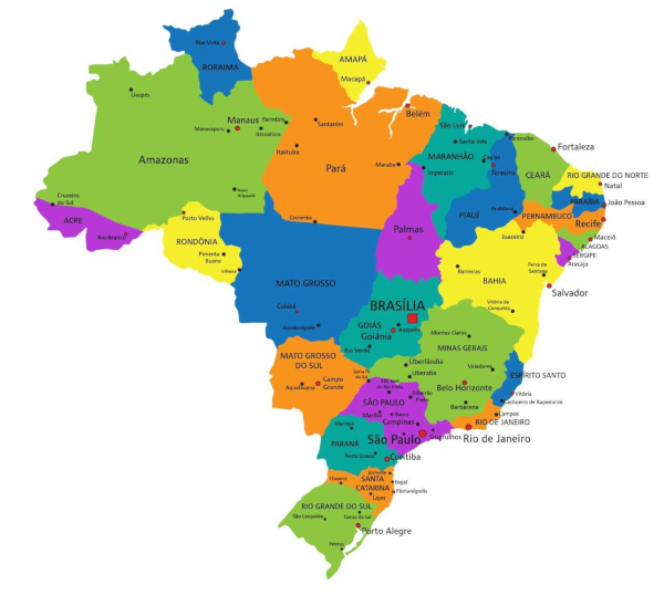 mapa do brasil