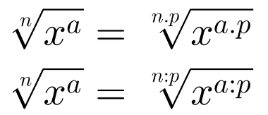 SIMPLIFICAÇÃO DE UM RADICAL 