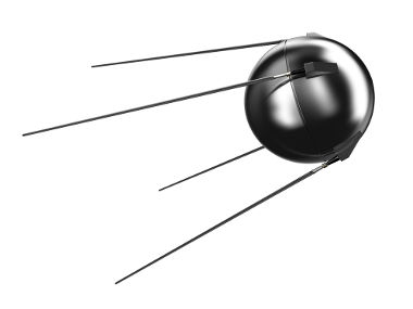 Representação do Sputnik 1