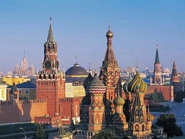 Moscou, capital da Rússia.