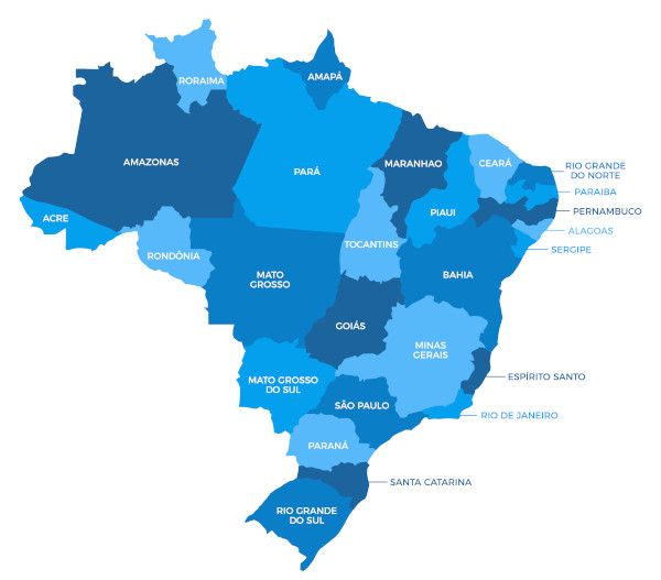 Estados Do Brasil Capitais Siglas Dados Gerais Mundo Educação 1979