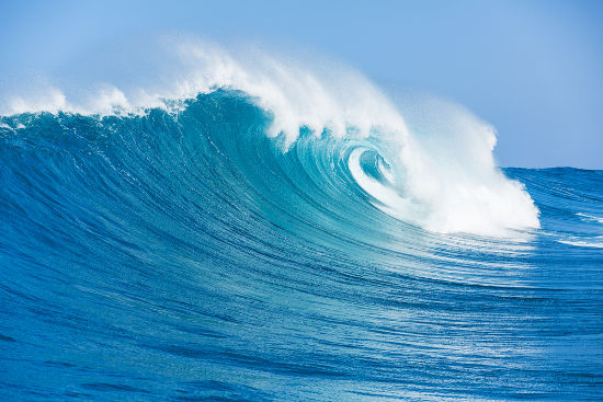 Ondas do mar* As ondas são perturbações capazes de transportar energia