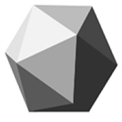 Icosaedro: representante do elemento água