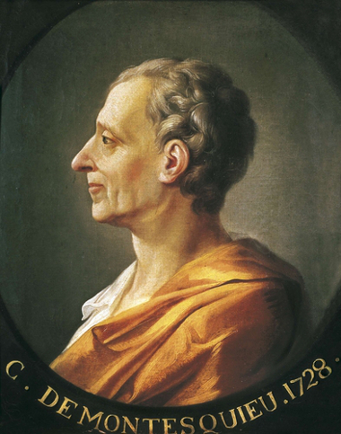 Montesquieu O filósofo e político francês Charles Montesquieu foi o grande sistematizador do modelo dos Três Poderes
