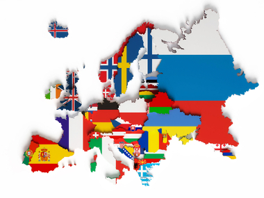 Europa Mapa temático do continente europeu
