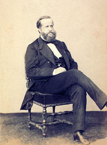 Fotografia de Pedro II Dom Pedro II, filho de D. Pedro I e da imperatriz Leopoldina, reinou sobre o Brasil até 1889
