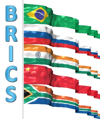 BRICS: Associação inter-regional formada por Brasil, Rússia, Índia, China e África do Sul