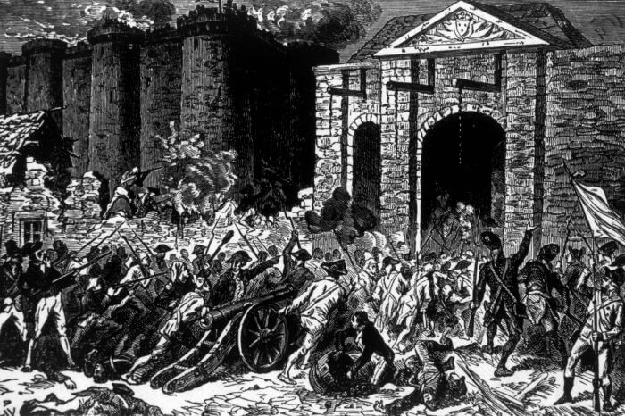 Queda da Bastilha A Revolução Francesa teve como grande marco a Queda da Bastilha, que aconteceu no dia 14 de julho de 1789.
